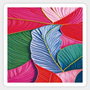 Colorful Leaves Sticker